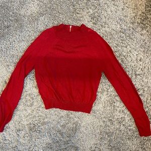 Cropped Turtle Neck Sweater